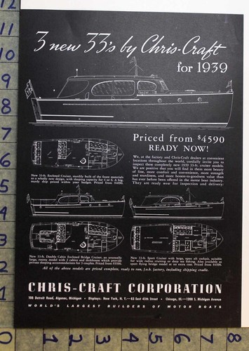 1939 chris craft motorboat - 1939,