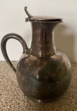 Silver plated milk jug /