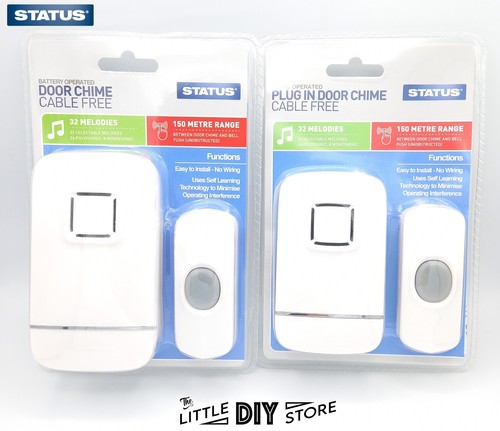 Door bell chime push button - door,