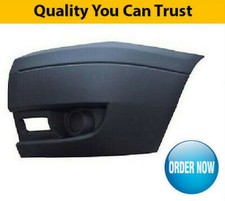 Ford Transit Front Bumper Corner End Passenger Side No Fog Lamp Hole 2006-2014