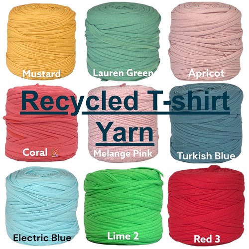 Large recycled shirt yarn - large,