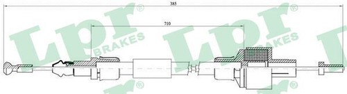 Lpr c0081c clutch cable for - lpr,