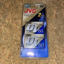 2 JVC Mini DV 60 Camcorder Cassette Tapes New And Sealed
