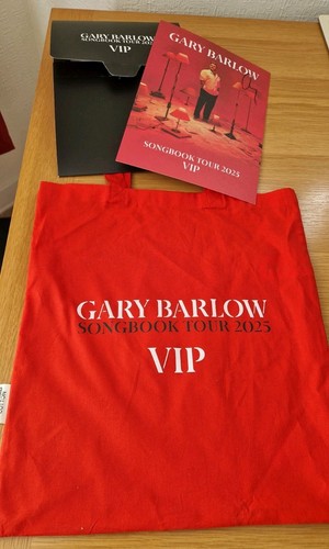 Gary barlow songbook tour - songbook, vip