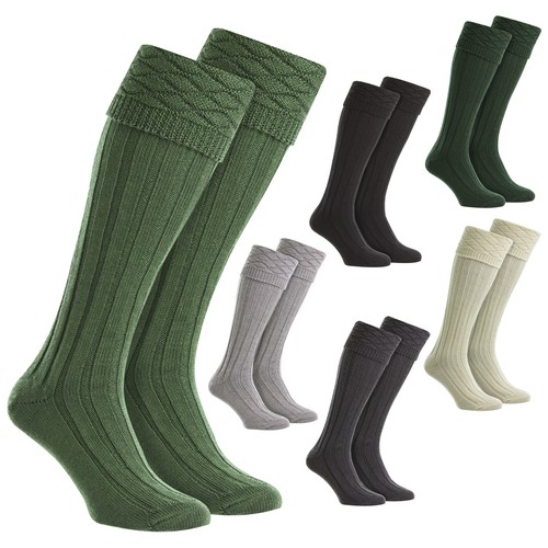Mens premium wool kilt - kilt, socks