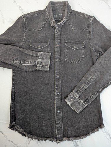 Zara mens denim western - western, shirt