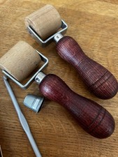 Craft Equipment. Two Rollers, Crochet Hook, Thimble, Magnifying Glass