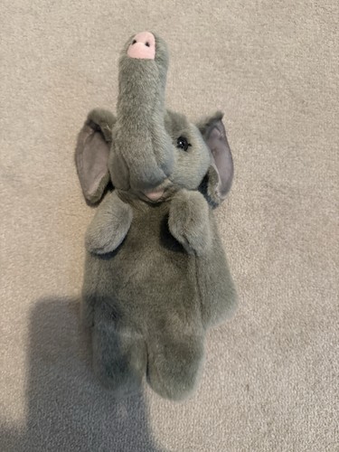 Elephant hand puppet - hand,