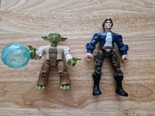 Hero Mashers Disney Star Wars Yoda + Han Solo Action Figures Mix N Match Hasbro