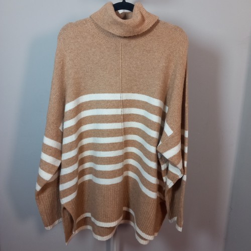 Beige stripe jumper - stripe,