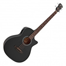 Electro Acoustic Bass Guitar by Gear4music Black