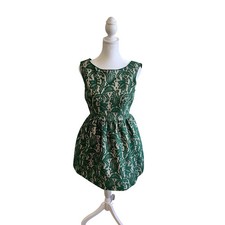 Zara Green Lace Tulip Party