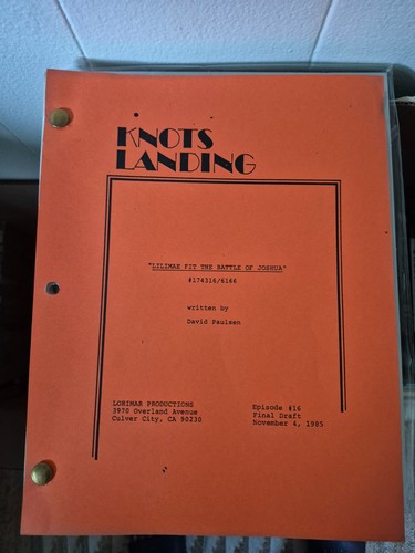 Knots landing script - landing,