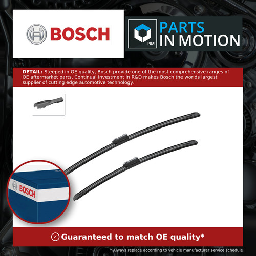 Wiper blades flat - (pair),