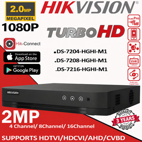 Hikvision 2mp dvr 16ch - dvr, 4/8/16ch