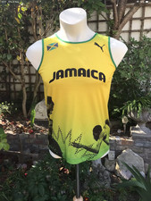 Mens Puma Jamaica Sports Vest Size Small
