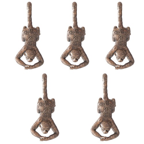 5pcs reusable resin monkey - 5pcs,