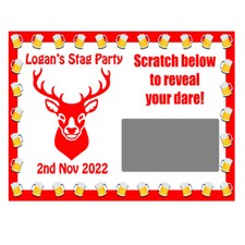 10 x Personalised Stag Do DARE