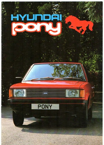 Hyundai pony 1983 market - pony, uk
