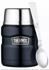 Thermos Steel King Food Flask 0.47Litre Blue