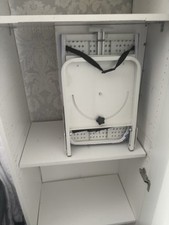 Wall Mounted Ironing Board Folding Metal Iron Table 180° Rotatable Space Saving