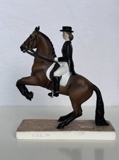 North Light Resin Horse Dressage Levade Bay Sculpture