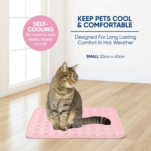Self cooling pet mat 50x40cm - self,