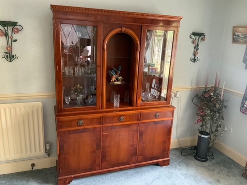 Yew wood dresser - wood,