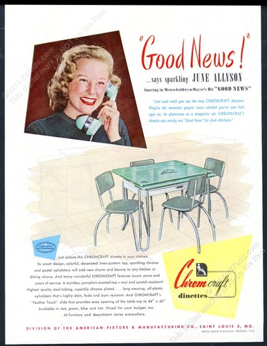 1948 chromcraft chrome - 1948,