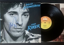 Bruce Springsteen The River Authentic Hand Signed Vinyl Record Album LP Born USA