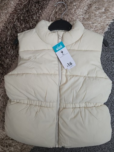 Matalan girls cream gilet - matalan,