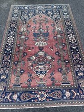 Antique Persian Rug Handmade 100+ Years Old Ka-shaaen 240cm X 175cm VERY RARE