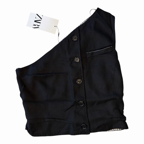 Zara size black asymmetrical - size, s