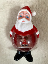 Vintage santa snow globe - santa,