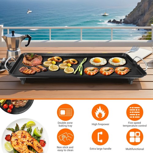 Large teppanyaki grill table - large,