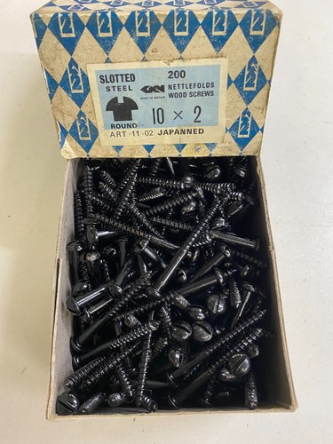 Box black round screws - box,