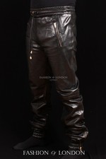 Men's JOGGER Black Lambskin