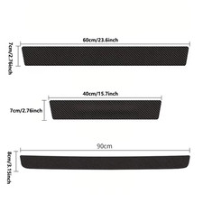 5pcs Carbon Fiber Car Door