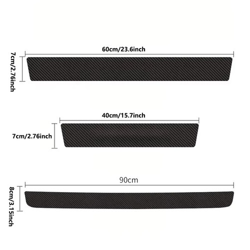 5pcs carbon fiber car door - 5pcs,