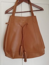 Pure Luxuries London Tan Brown Genuine Leather Handbag Shoulder Tote Bag