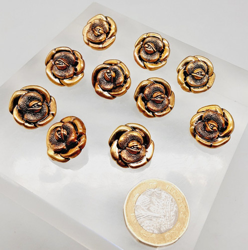 Copper gold colour rose - 10,