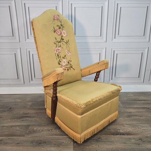 Vintage upholstered armchair - vintage,