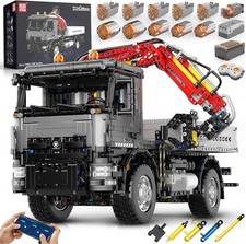 Mould King 19016 Truck-Mounted Crane Remote Control Building Blocks 3767pcs