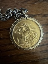1911 Gold Sovereign Mounted In A Gold Frame 
