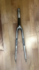 Bianchi Aluminium 700c Road Forks Rim Brake QR Silver 180mm Long Steerer 