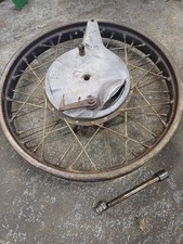 Triumph Pre Unit 8 Inch Front Wheel T110 T100 1954 Air Scoop Brake