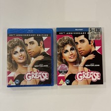 Grease Blu Ray w/ Slipcover 40th Anniversary Edition NEW & SEALED John Travolta