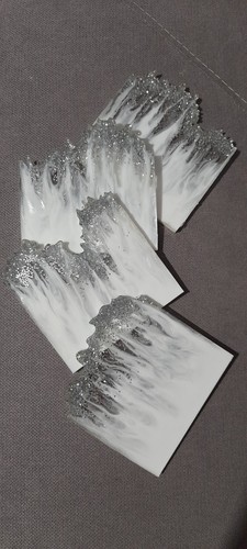 Coasters set white - coasters,