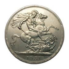 1951 UK Crown 5 Shillings