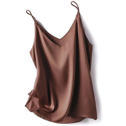 Women satin silk camisole - satin, tank